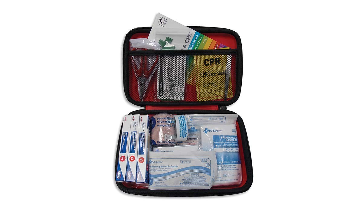 Porsche OEM First Aid Kit Compact Ballistic Nylon Vehicle Emergency Supplies
