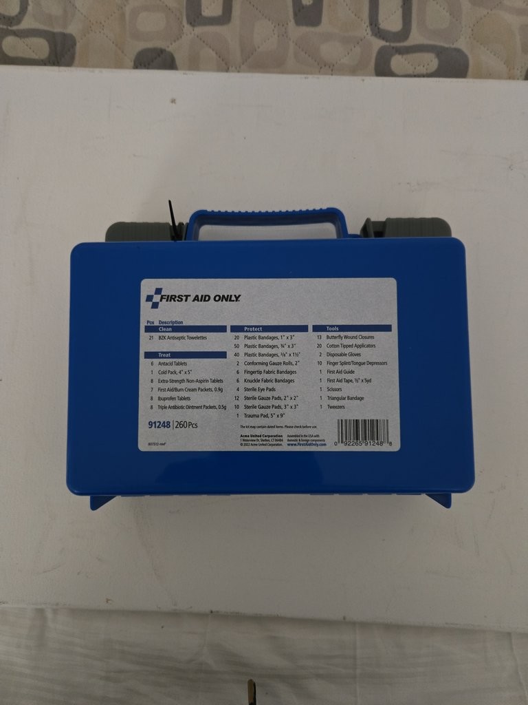 First Aid Only 260 Piece First Aid Kit