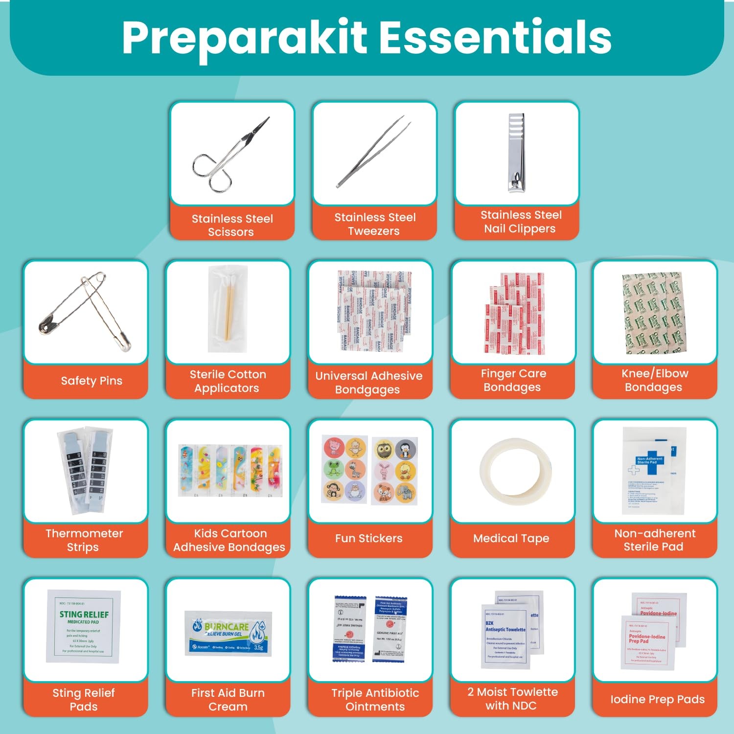 Kids First Aid Kit – 75-Piece Travel First Aid Kit for Toddlers and Babies, T…