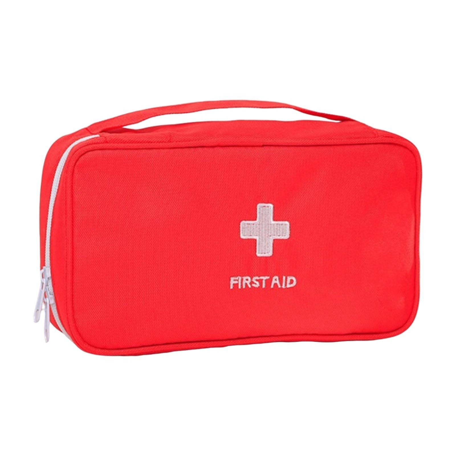 First Aid Bag First Aid Kit Empty Medical Storage Bag Red Trauma Bag for Emer…