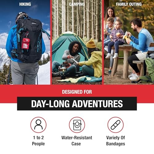 First Aid, Water-Resistant Kit – (Pack of 2) 2 Count (Pack of 1)