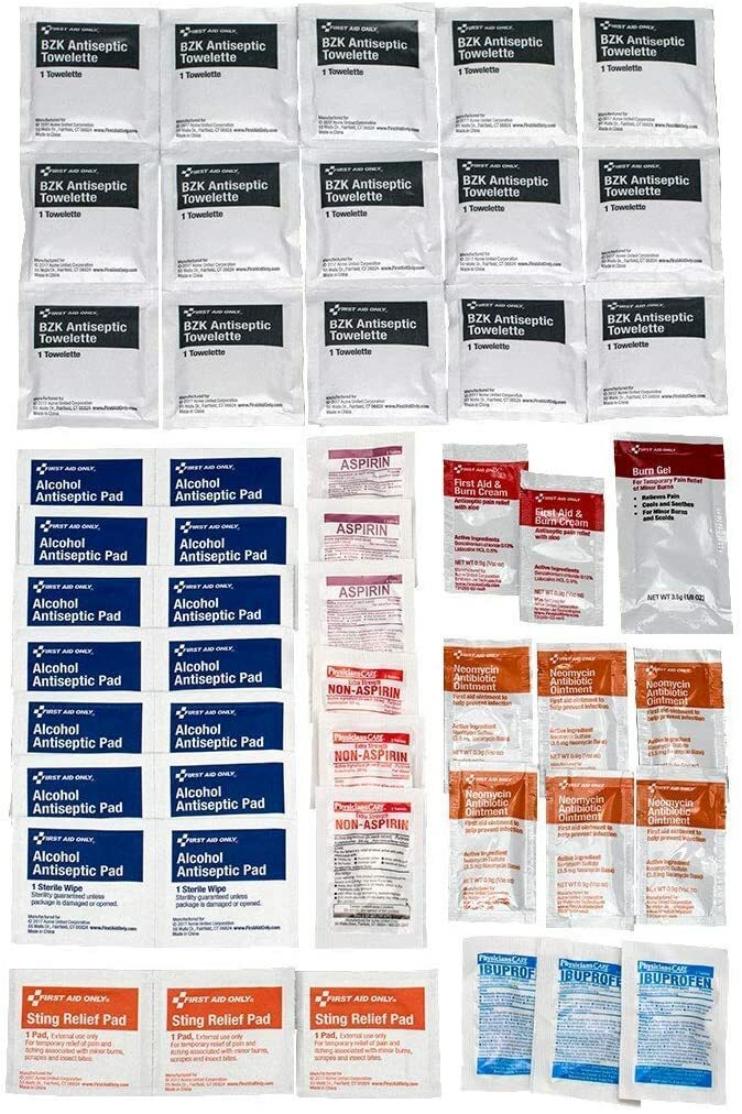 312 pcs First Aid Kit Emergency Bag Home Car Outdoor, All Purpose Kit, Portable