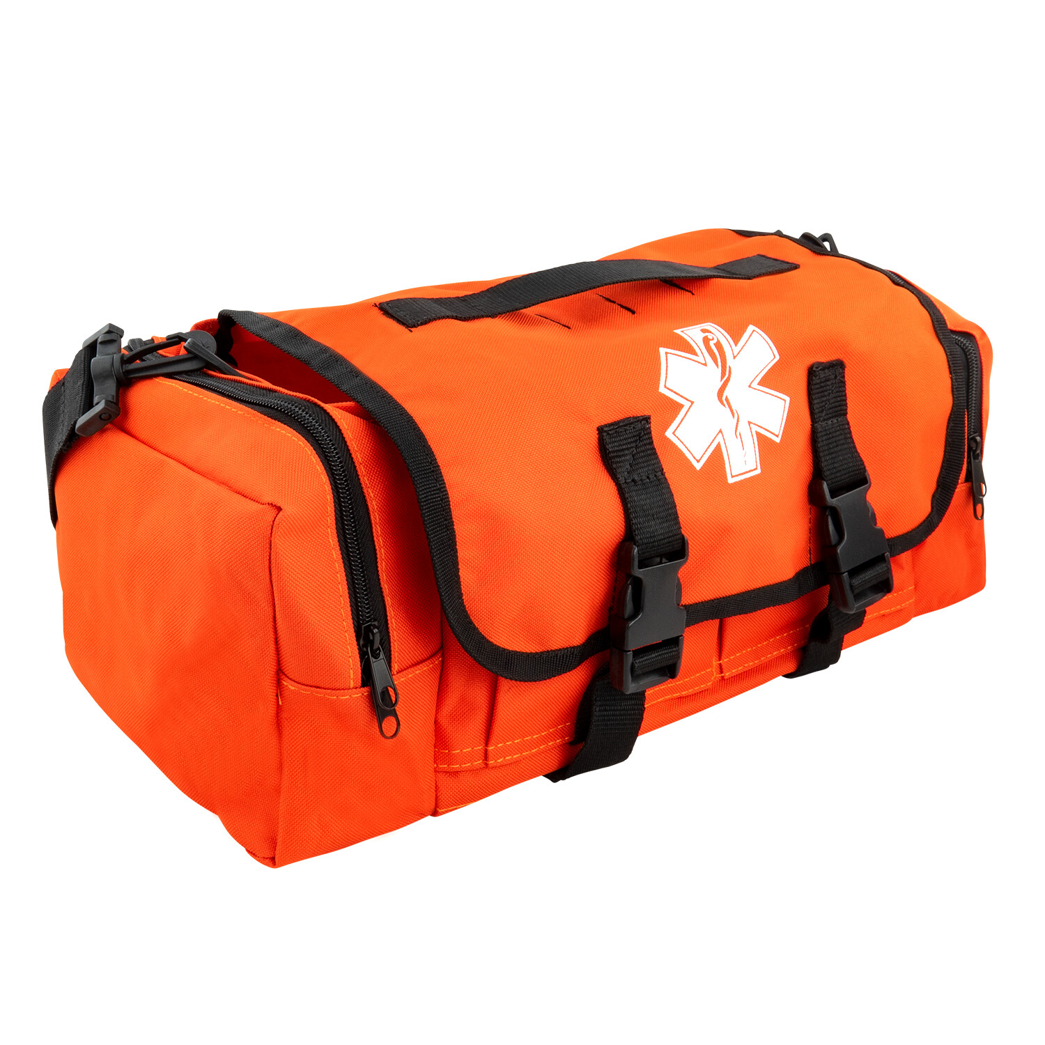 LINE2design First Aid Bag – Medical Supplies Trauma First Responder Bag – Orange