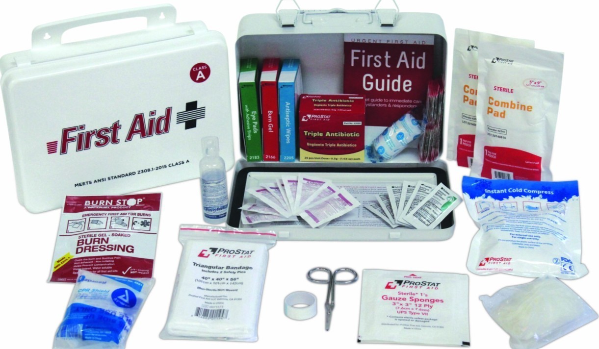 Plastic Vehicle First Aid Kit | OSHA‑Friendly | Compact Emergency Supplies | New