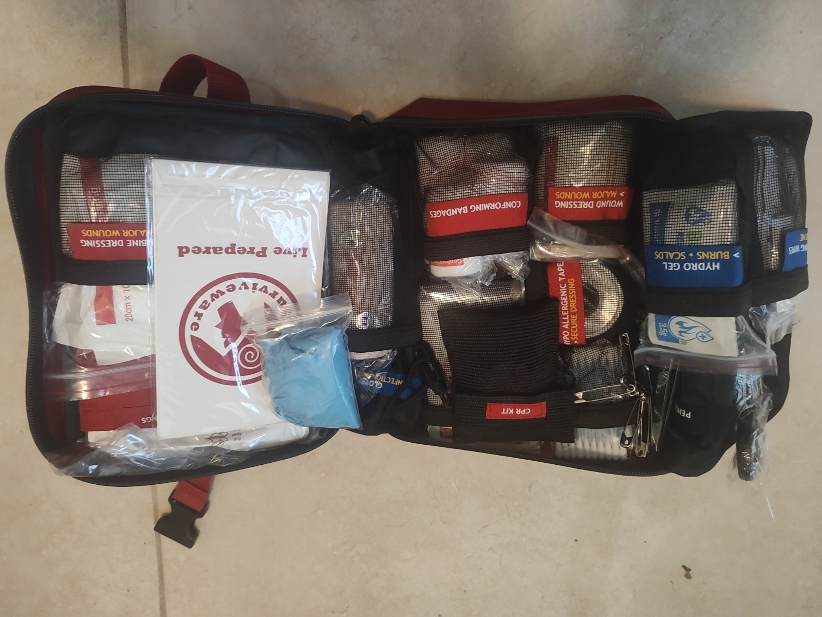 Survive Ware First Aid Kit Waterproof New