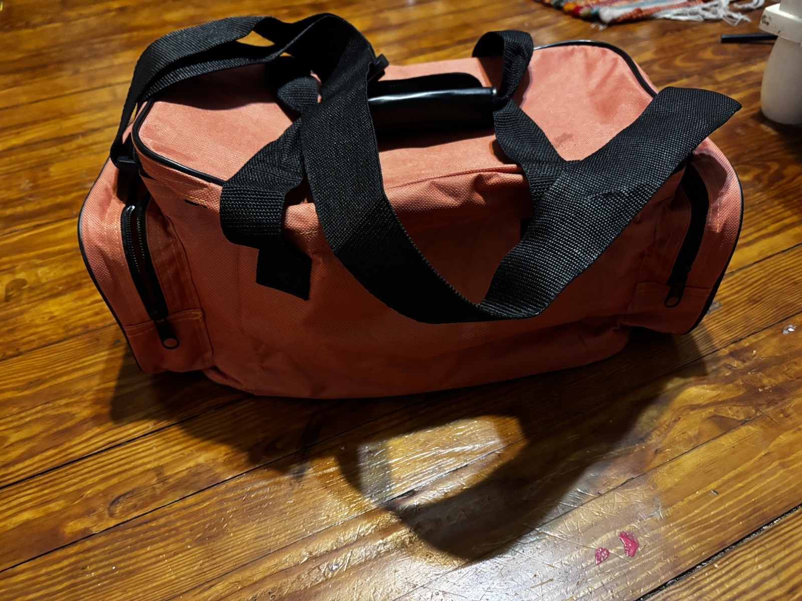 Cintas First Aid Safety Orange Mini Storage Pouch Bag Zipper Container