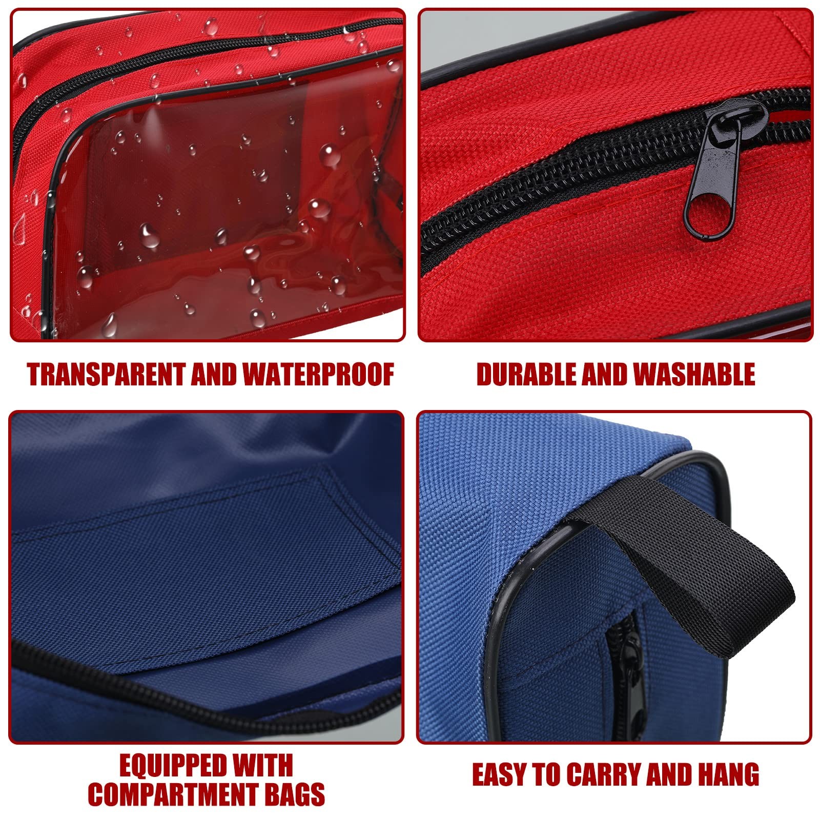 10 Pcs 5 Colors First Aid Kit Bag Empty Emergency Medical Kit Accessory Pouch…