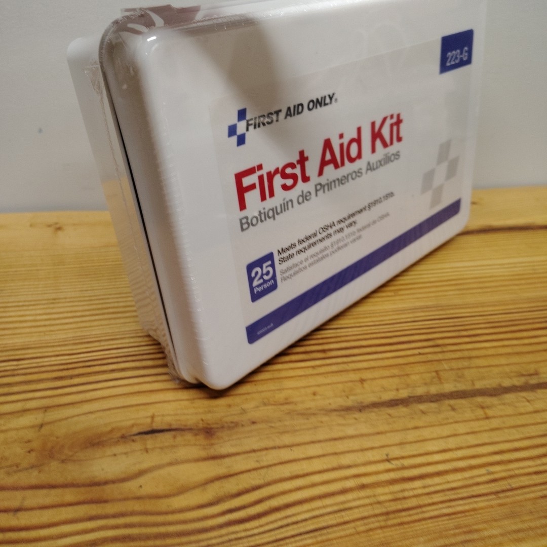 First Aid Kit – 223-G 25 Person Kit Expires April 2026