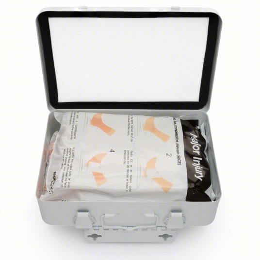 EASY CARE Bloodborne Pathogen Kit: (1) Biohazard Bag/(1) Unmarked bag, Blue/Whit