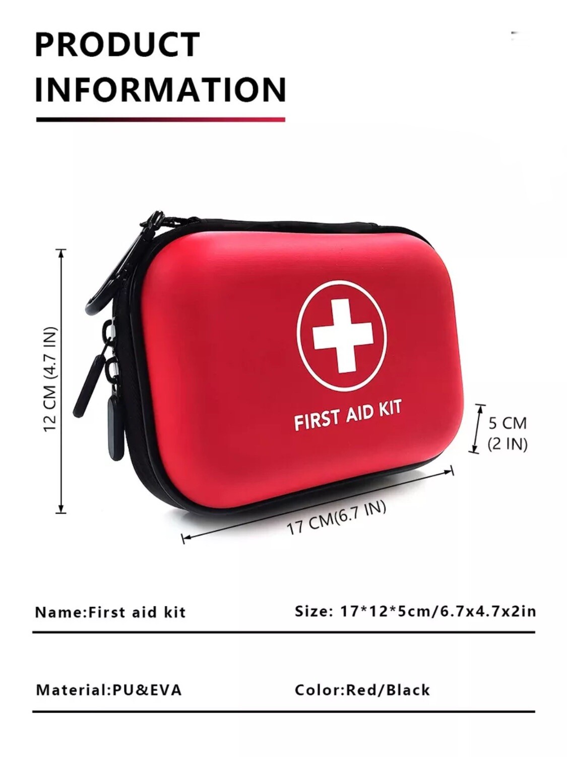 144PC Travel First Aid Kit for Sports College Dorm Student Home Boat Survival RV