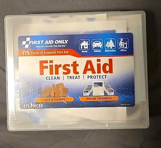 Sealed First Aid Only 59695 Clean & Protect Everyday Emergency First Aid Kit