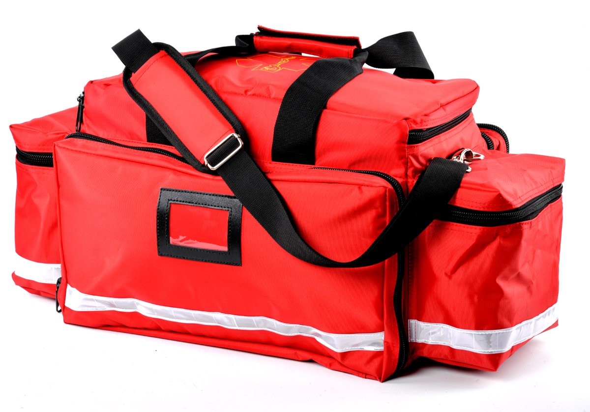 First Aid Responder Bag 66x30x28 CM Heavy-Duty Nylon – Emergency Supplies Ready