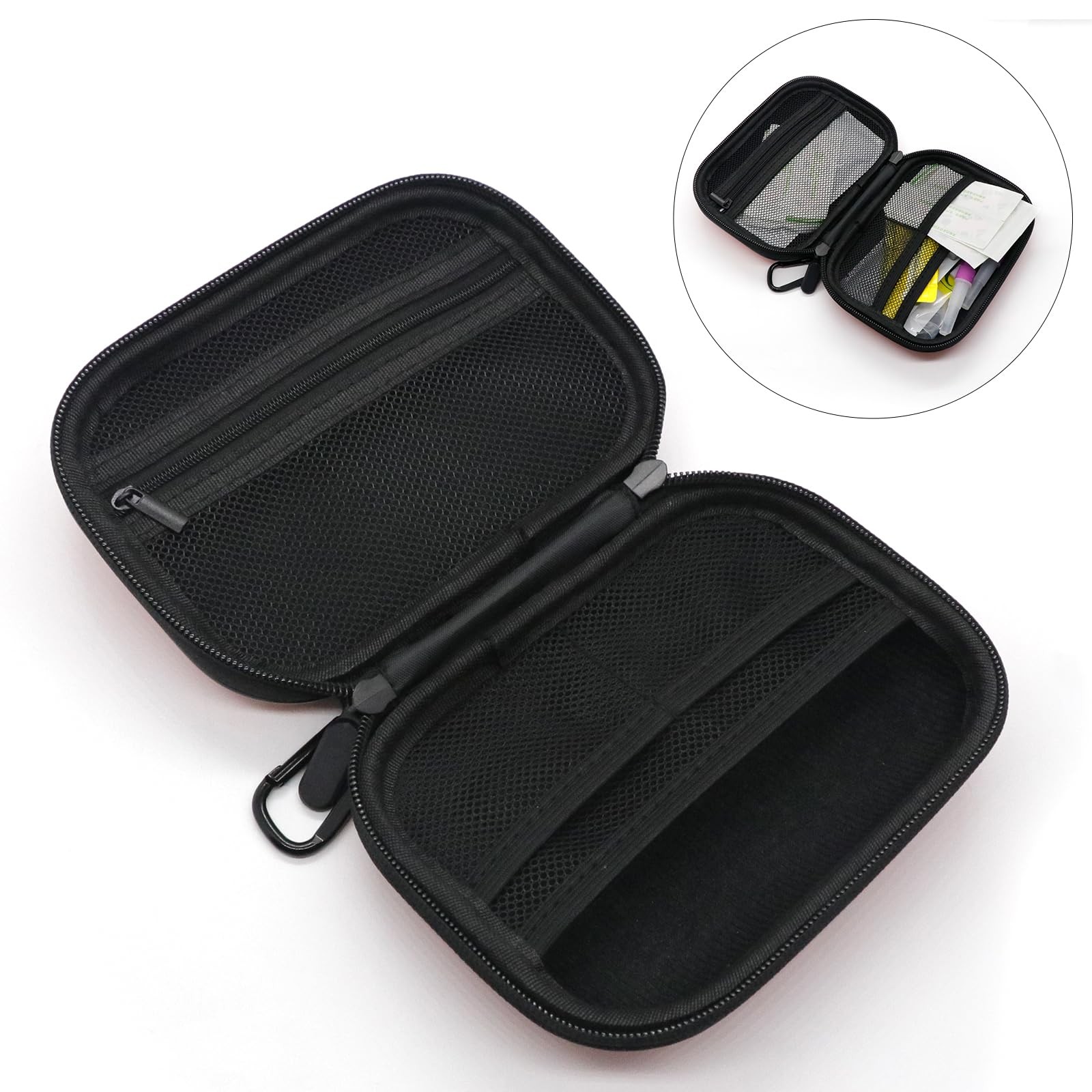 Home Car Empty First Aid Bag, 6.2×4.7×1.9 inches Camping Waterproof Case for …