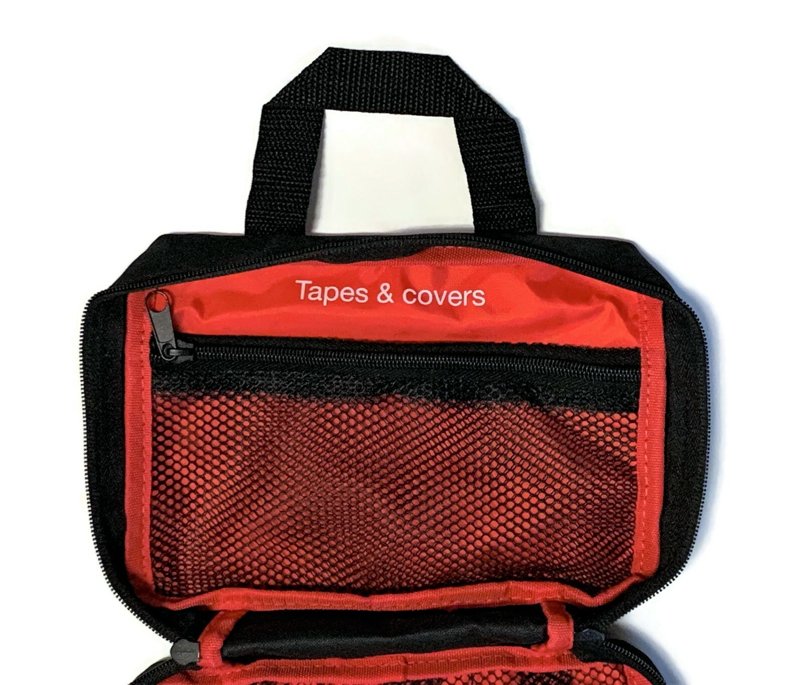 Red and Black First Aid Bags – Build Your Own Personal First Aid Kit, Pack of 3