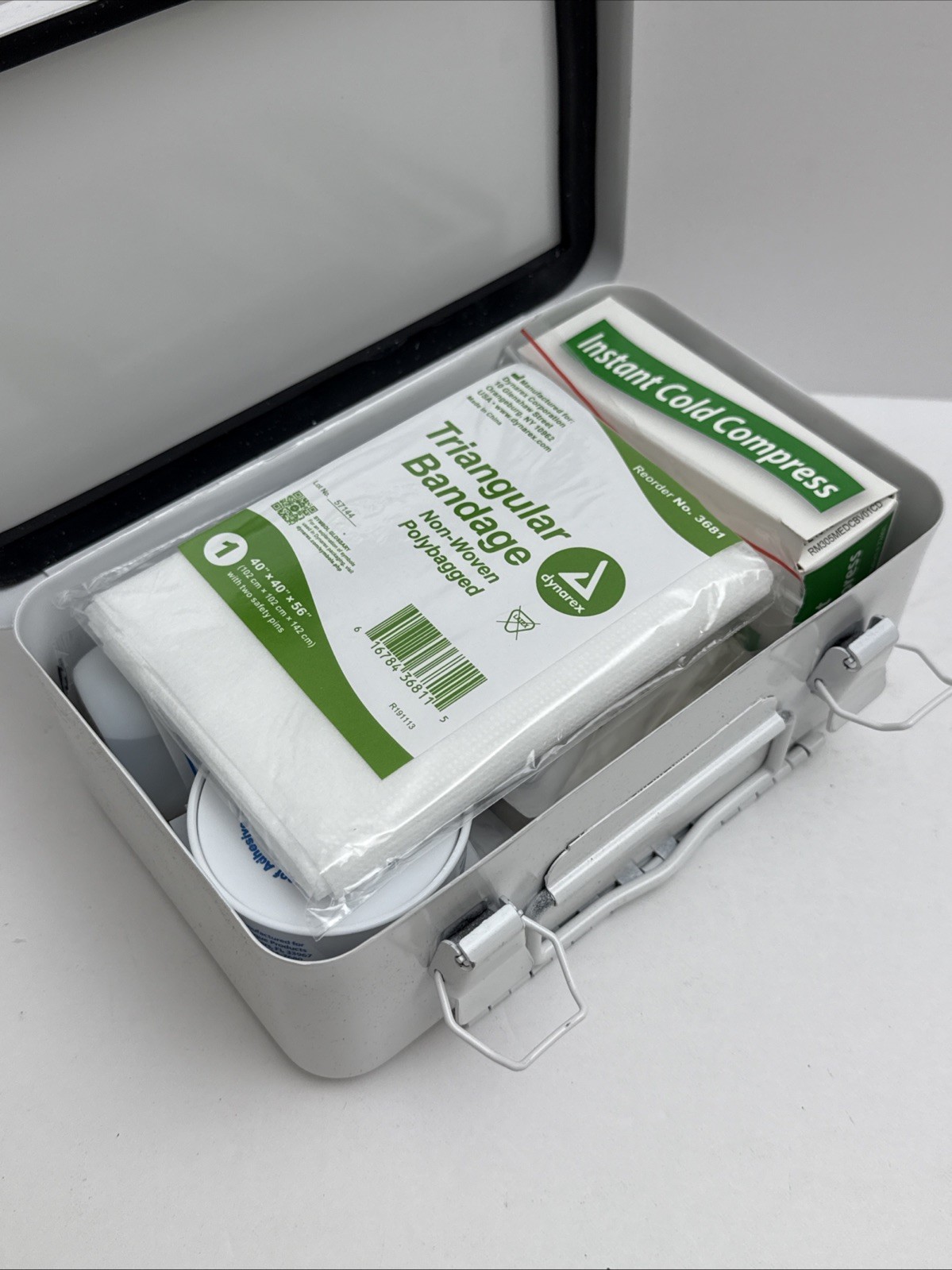 Fastenal Small Vehicle First Aid Kit – EXP 02/2028 – Metal Container