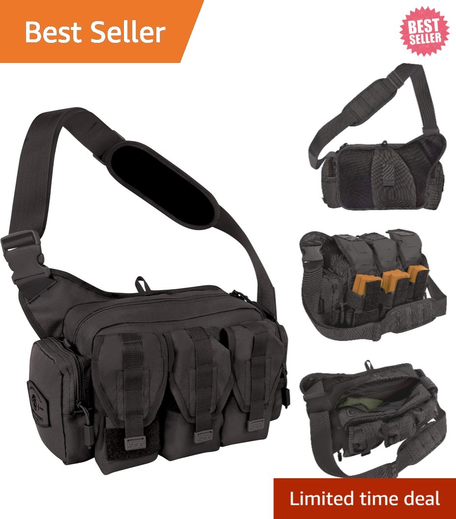 11.5L Tactical Messenger Bag with Padded Shoulder Strap – Perfect for Adventures