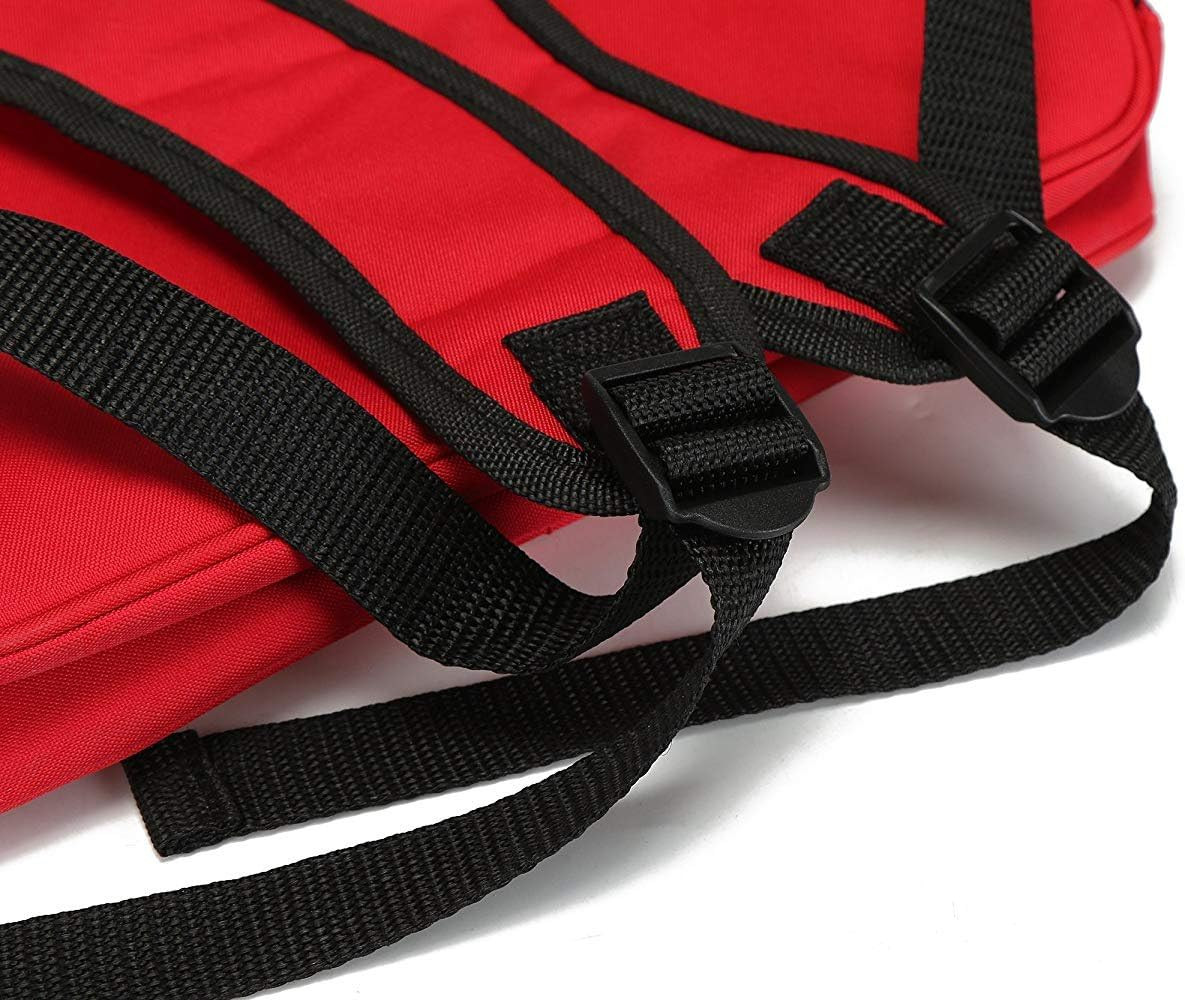 Red First Aid Bag Empty First Aid Backpack Empty Medical Storage Bag for First A