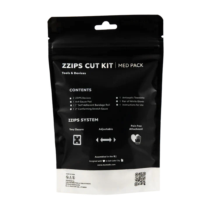 My Medic ZZips Cut Kit Wound Closure Strips Emergency Essential First Aid Kit