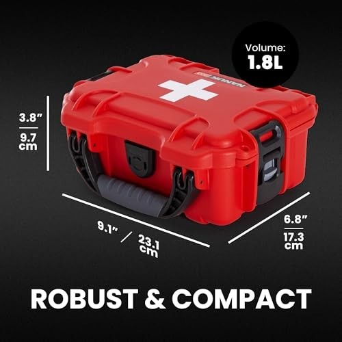 Waterproof First Aid Box IP67 Crushproof NK-7 Resin Floating Organizer Case