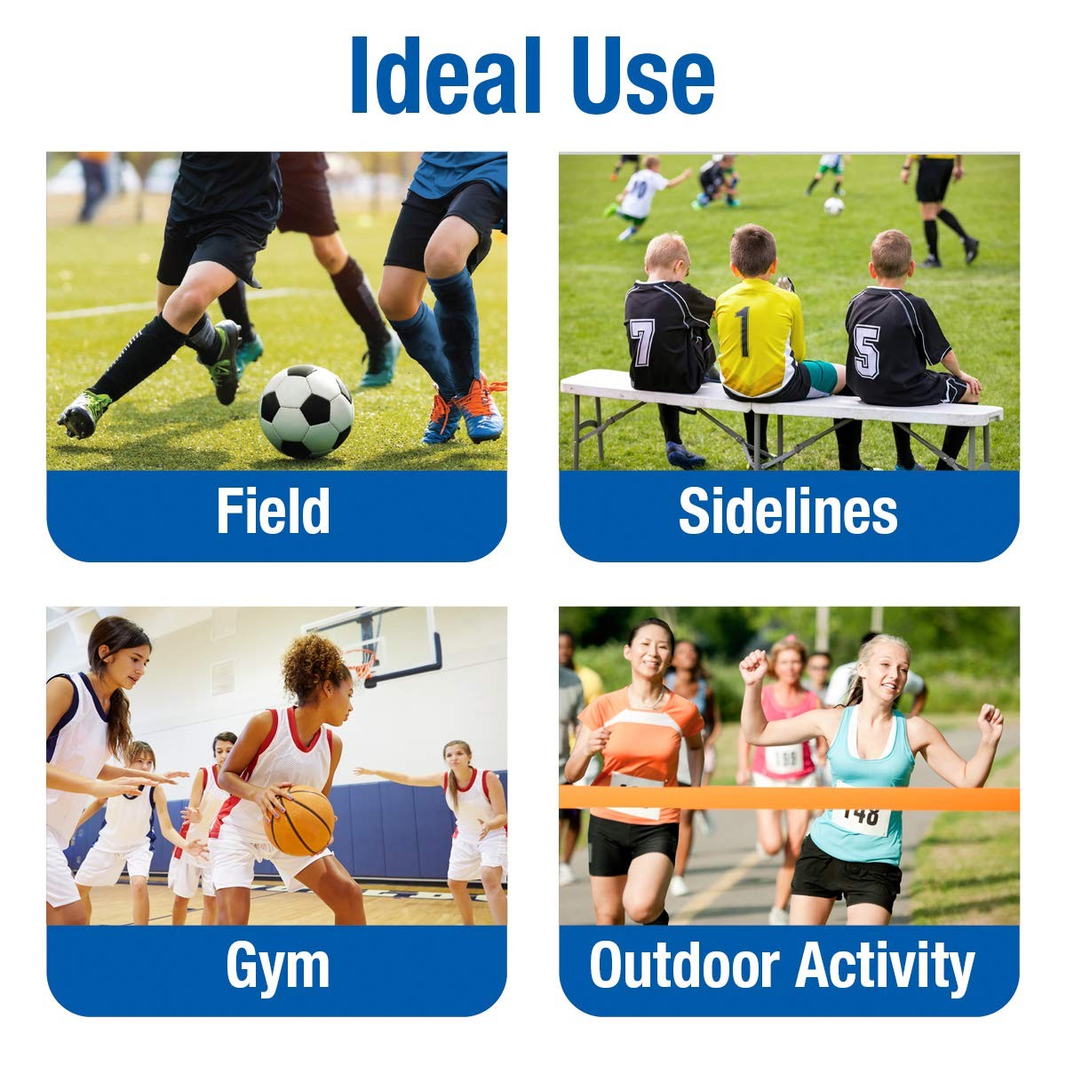 Coaches' First Aid Kit, Sports First Aid Kit Duffel Bag for Basketball, Baseb…