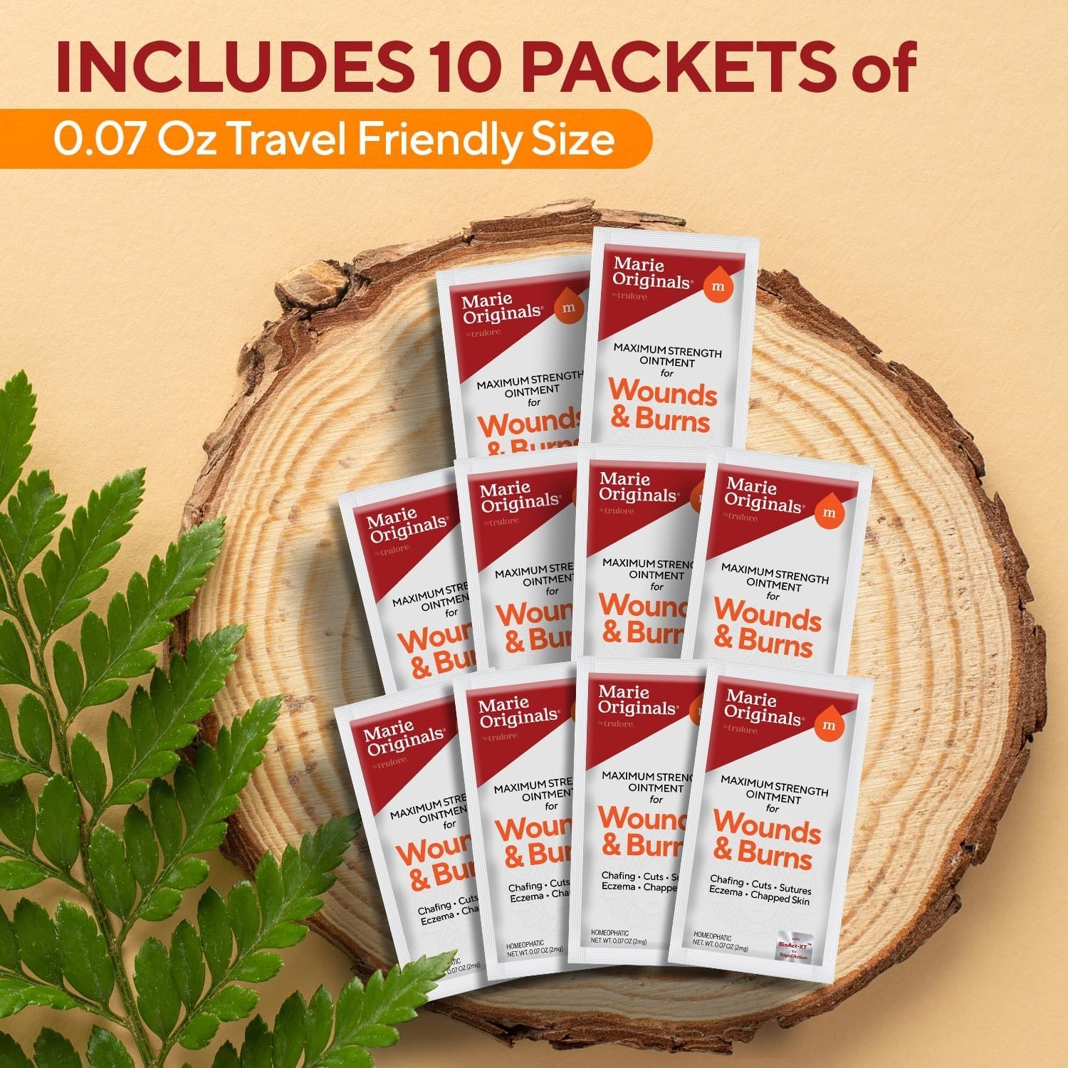 Marie Originals Repair Skin for Burns & Chafing Pouch 10 Packets First Aid