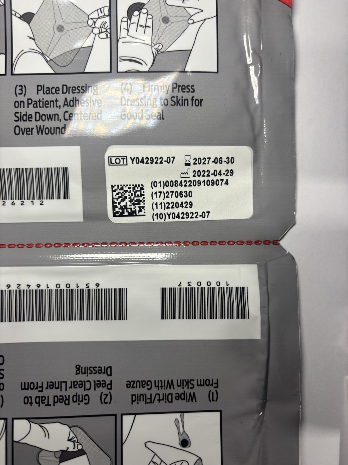 Portable Trauma Kit w HyFin Vent Chest Seal, CAT Tourniquet, Sterile Exp 2027-29