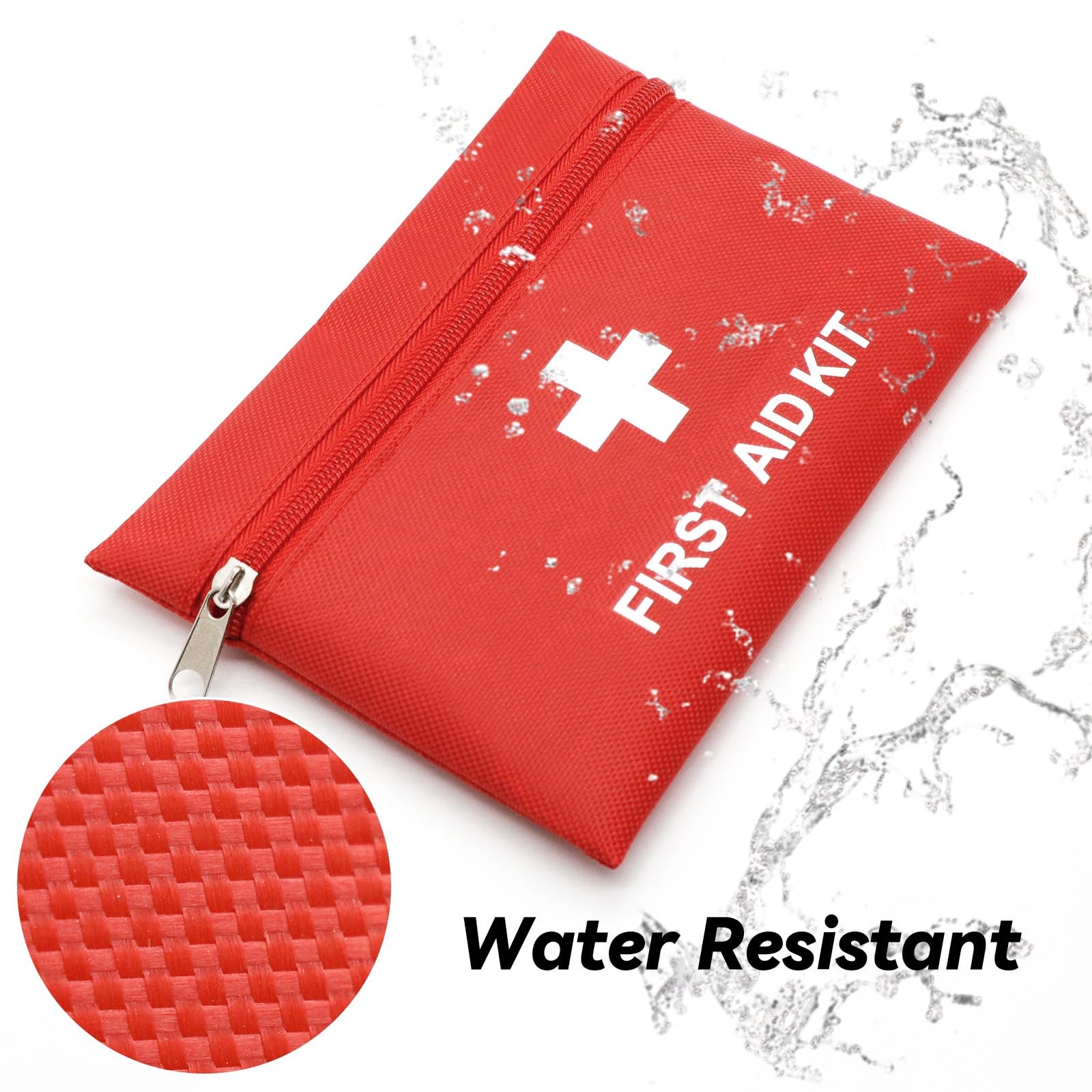 6 Pack Mini Empty First Aid Bag, Travel Essentials Medical Pouch 7.87×5.51 in…