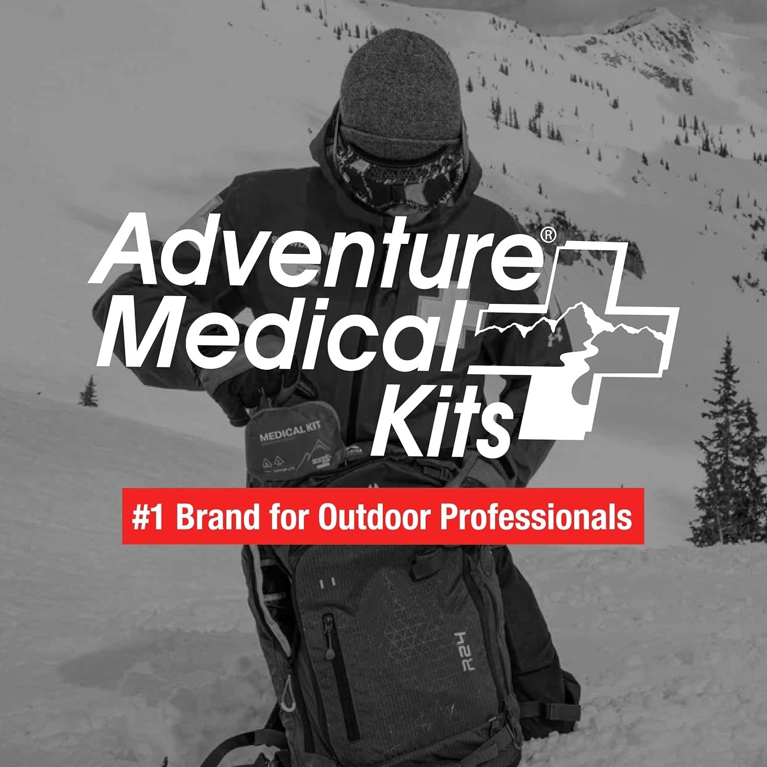 Portable Ultralight 59-Piece First Aid Kit with Wilderness Guide for Adventurers