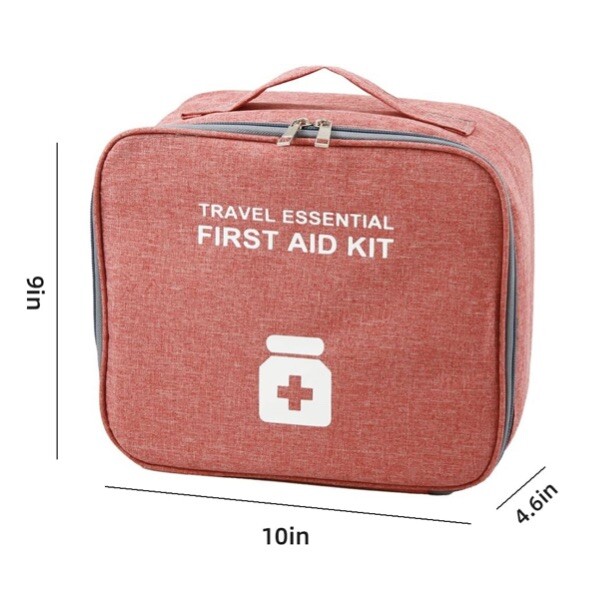 Travel First Aid Kit. Family & Child Medicine Cruise & Travel Kit -203 Pieces