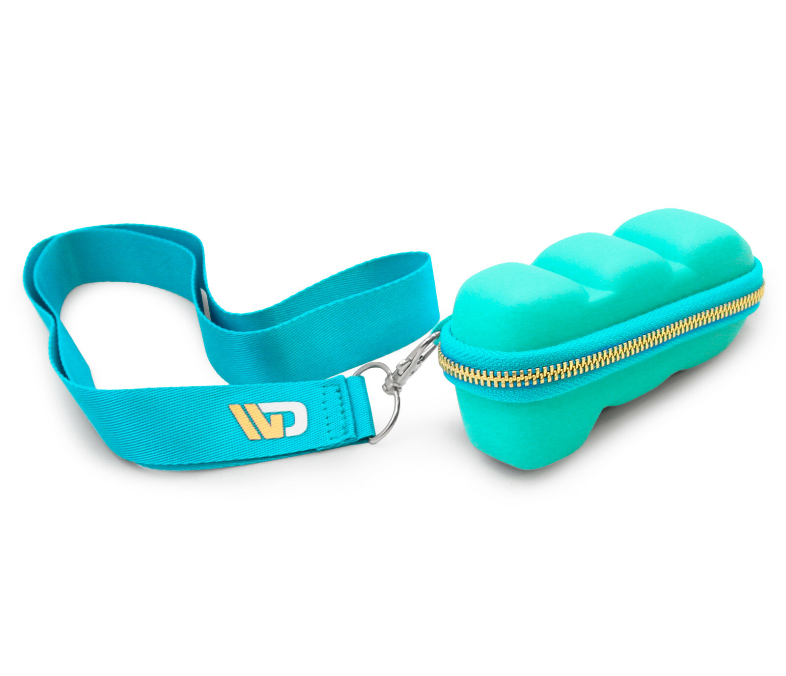 CM Turquoise Asthma Inhaler Travel Case, Does Not Include Inhaler Medicine