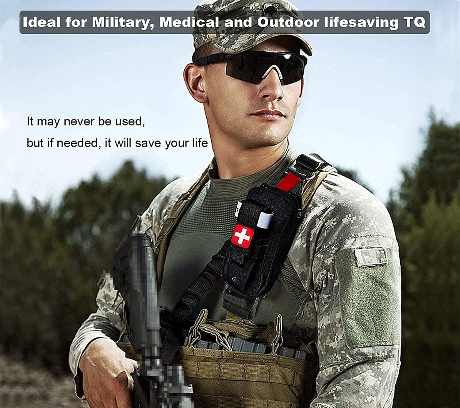 Tactical Emergency EMT Pouch Medical First Aid Kit Military EDC Molle Trauma Bag