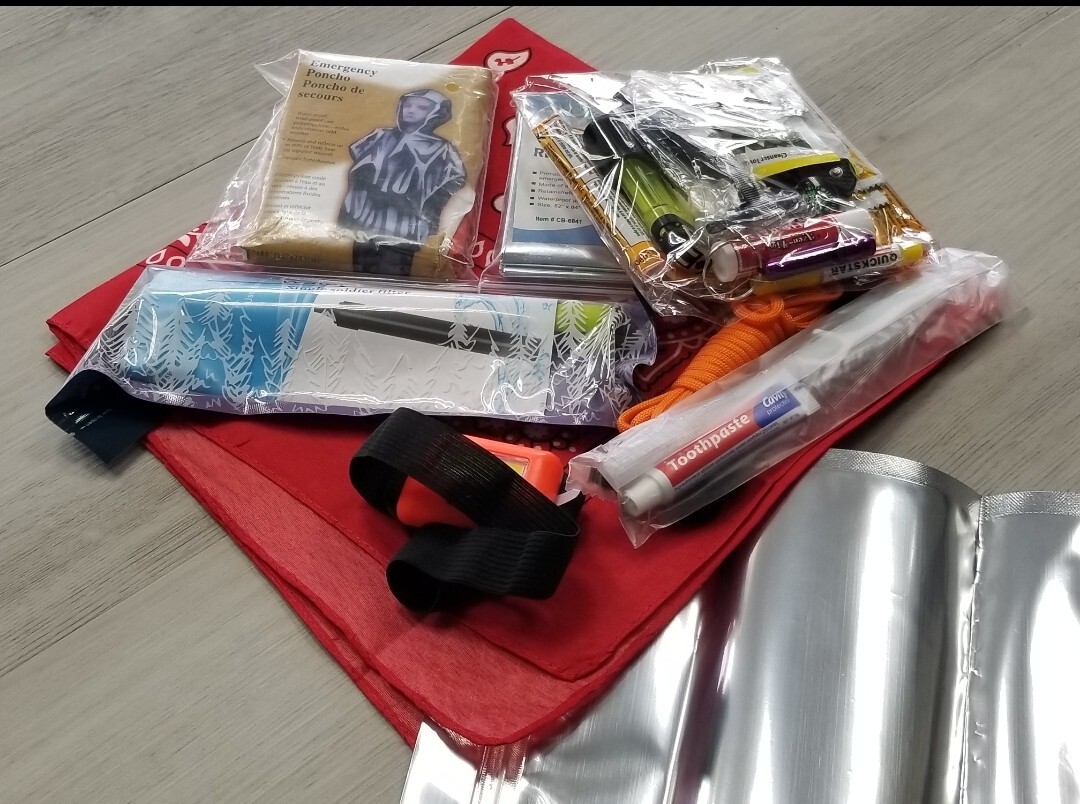 Grab And Go Travel Emergency Pouch The Self Rescue Kit.