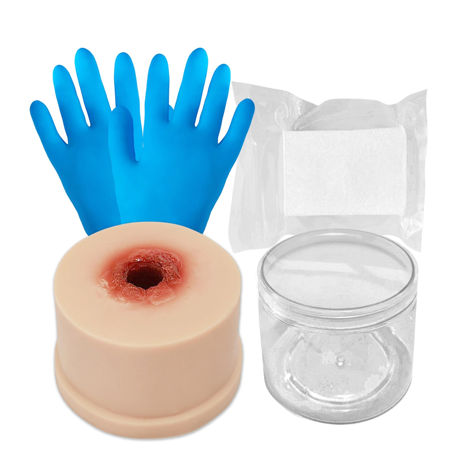 Wound Packing Training Kit，Stop The Bleed Trainer for Medical Bullet