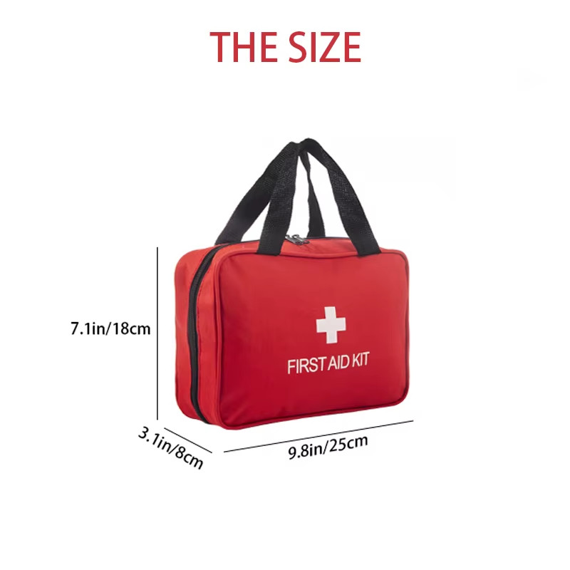 260Pcs Deluxe First Aid Kit – Essential Emergency Supplies for Home, Outdoor Adv
