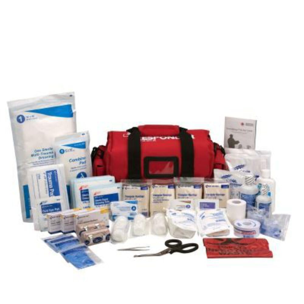 Comprehensive Red First Aid Kit 158 Piece Emergency Travel Set With Organizer…