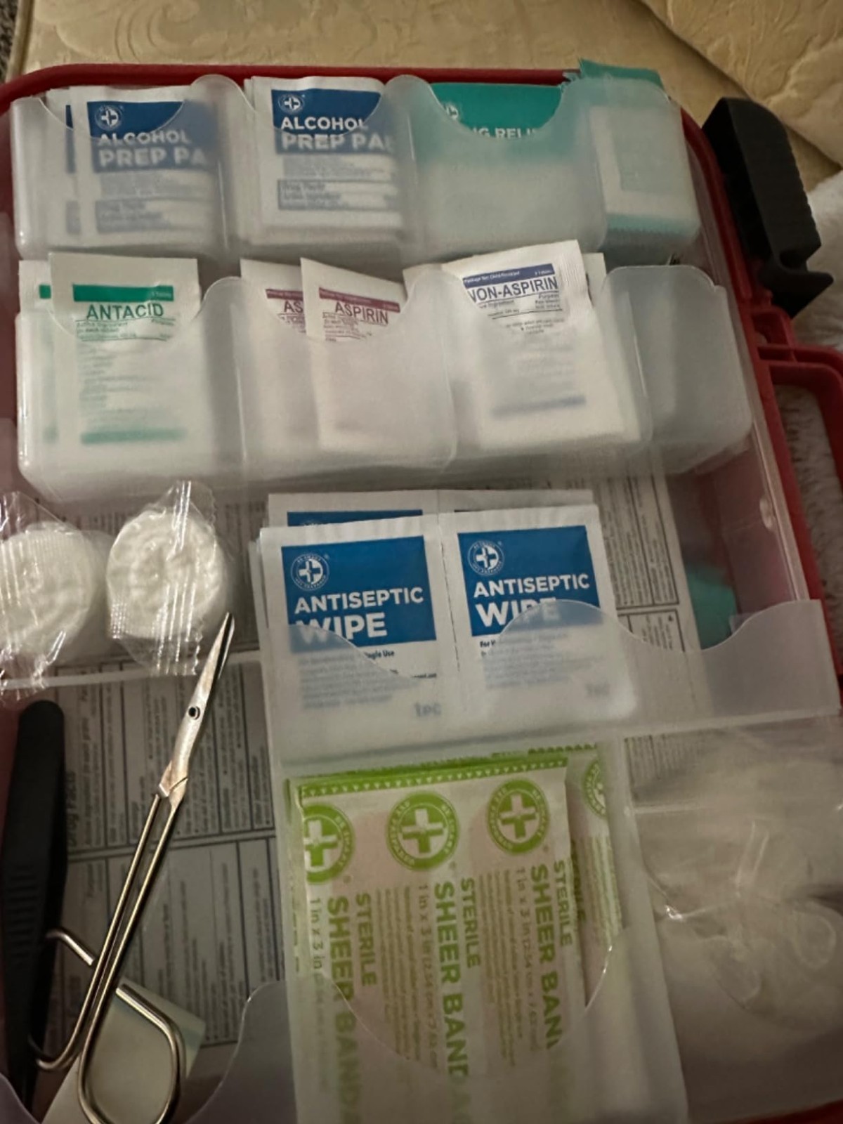All-in-One First Aid Kit – 326 Items in Red Case Exceeding Safety Standards
