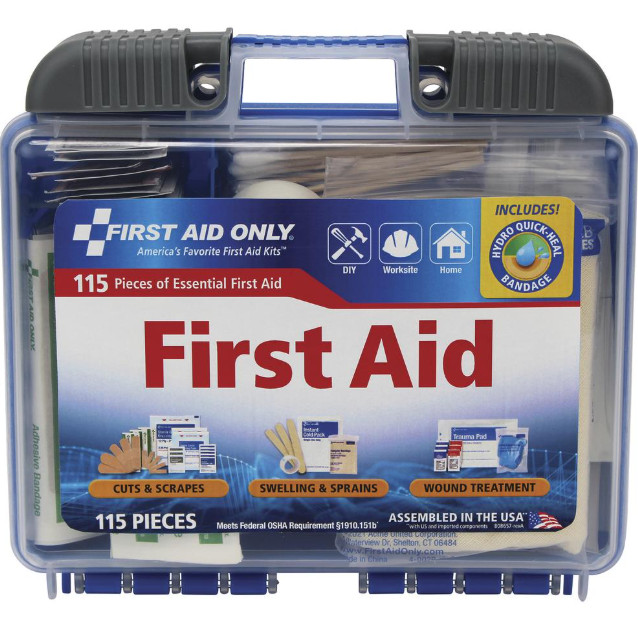 First Aid Kit 10-person Aid Kit Essential Aid Items 115-piece