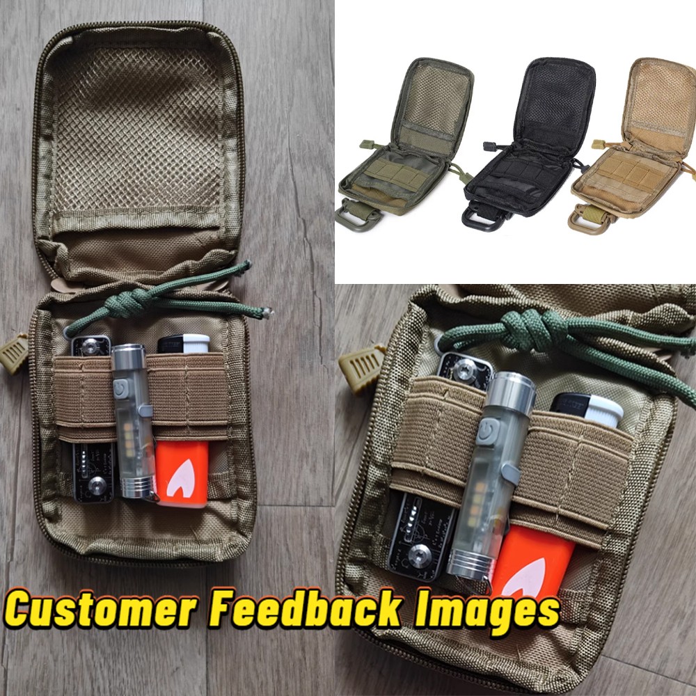 Tactical Khaki Waist Bags First Aid Kit Medical Rip Away EMT IFAK Survival Pouch
