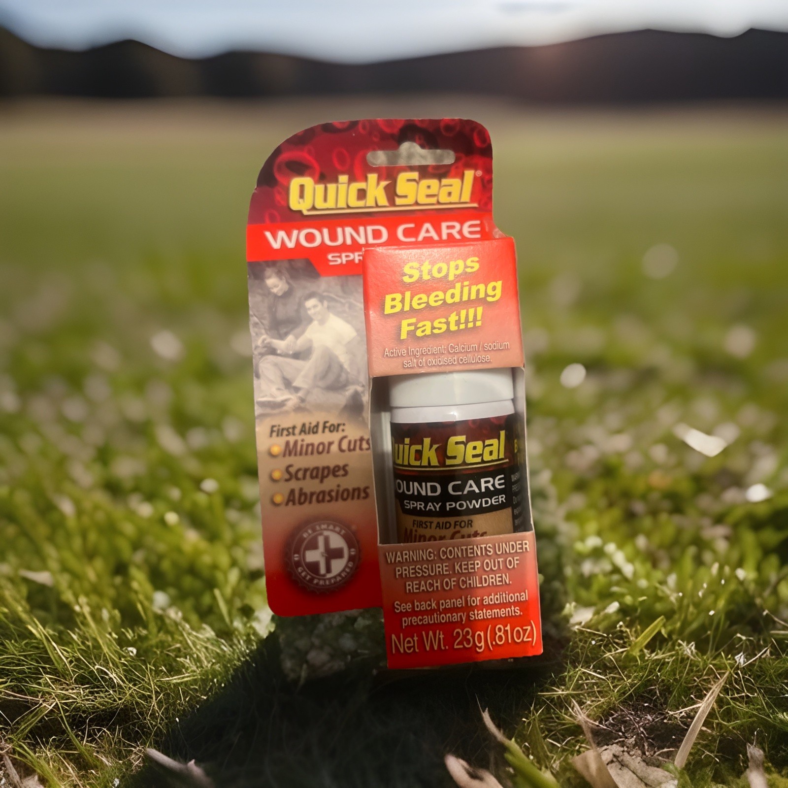 Quick Seal Wound Care Spray Powder.