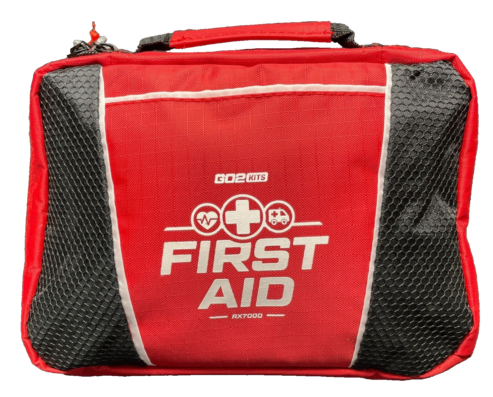 NWOT Go2Kits Ripstop Nylon First Aid Kit RX7000, Water-Resistent, Sports,Outdoor