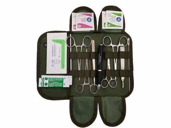 ELITE FIRST AID Surgical Kit STOCKED Field Medic Suture Trauma Survival
