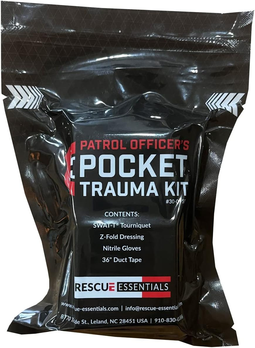 Pocket Trauma Kit – Compact Vacuum-Sealed IFAK with SWATT Tourniquet, Gauze, Glo