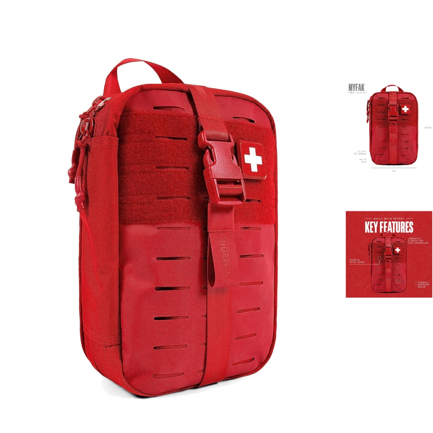 Complete MyFAK IFAK First Aid Kit – 132 Items for Confident Emergency Response