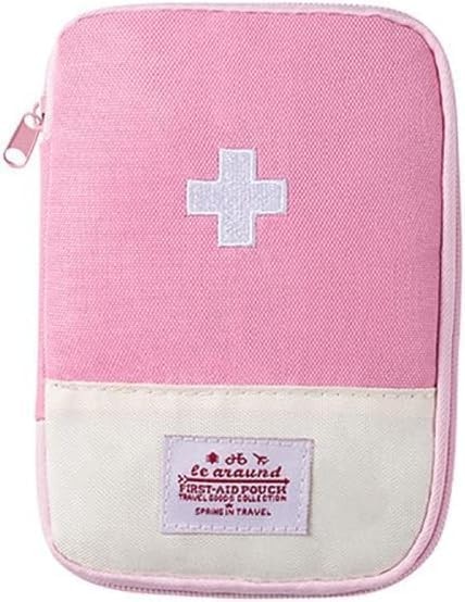 1Pc Pink – Small First Aid Bag Empty, Empty First Aid Pouch, Mini Portable Ba…