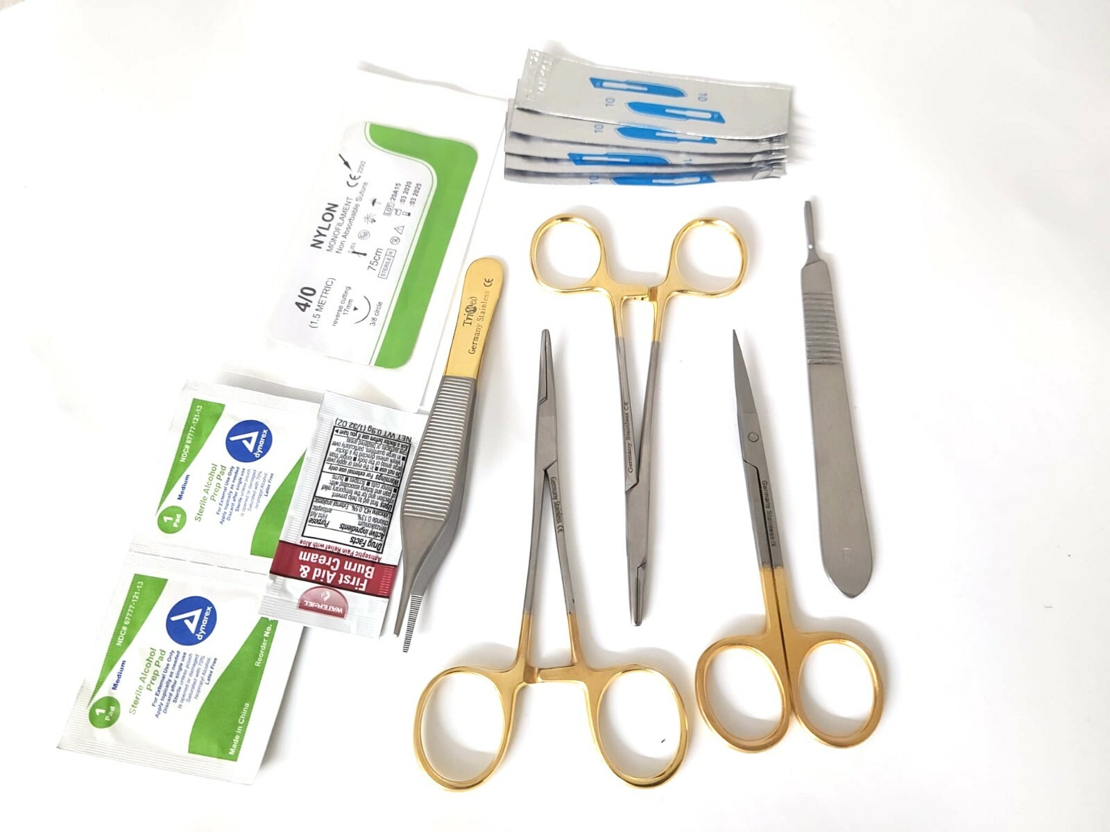 Advanced Surgical Suture Kit, First Aid Medical Travel Trauma Pack