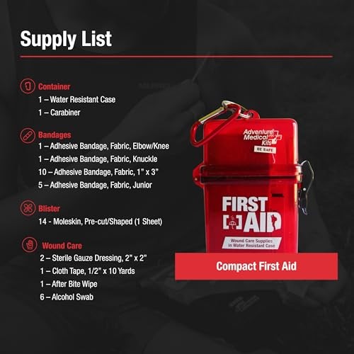 First Aid, Water-Resistant Kit – (Pack of 2) 2 Count (Pack of 1)
