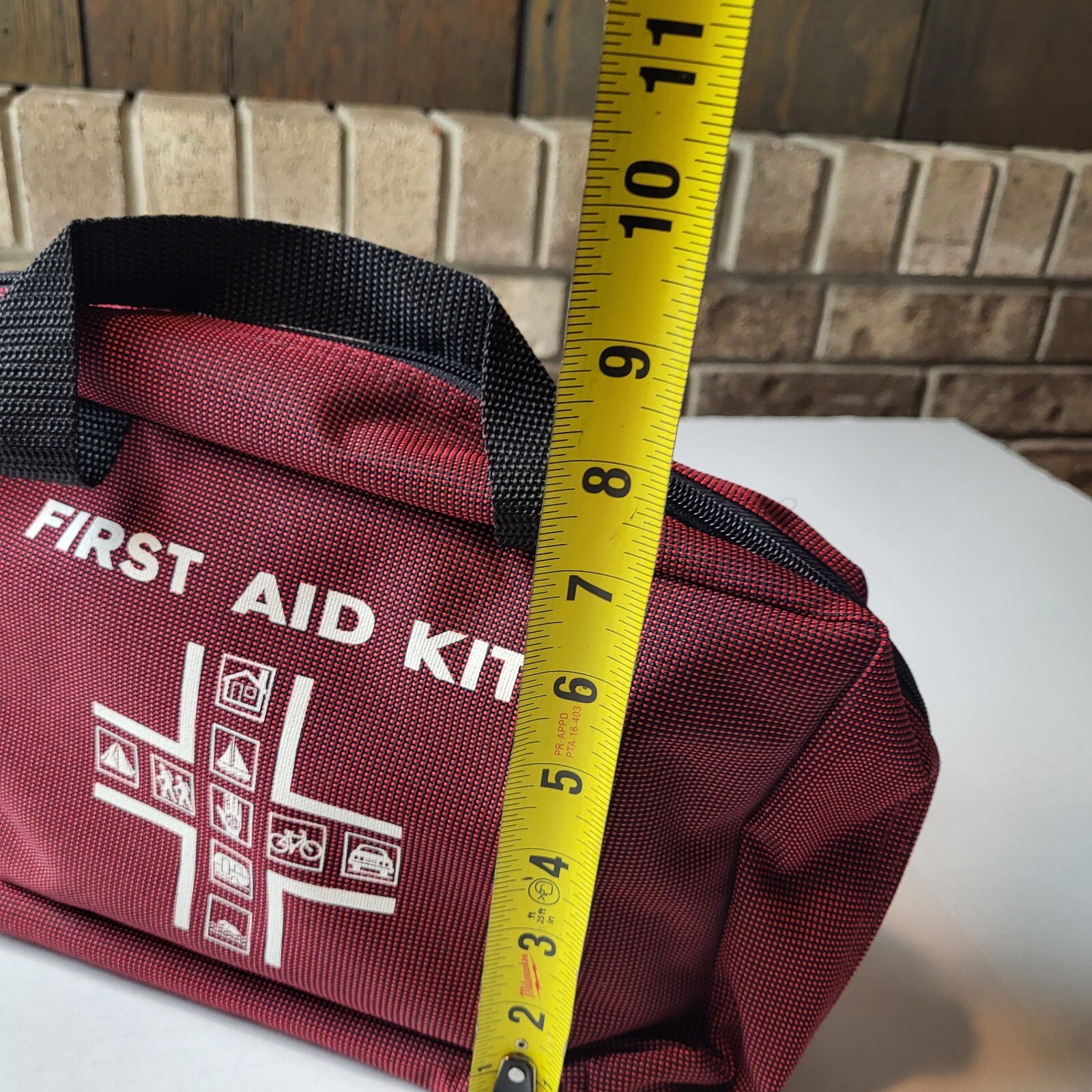First Aid Kit Travel Red Bag KLY