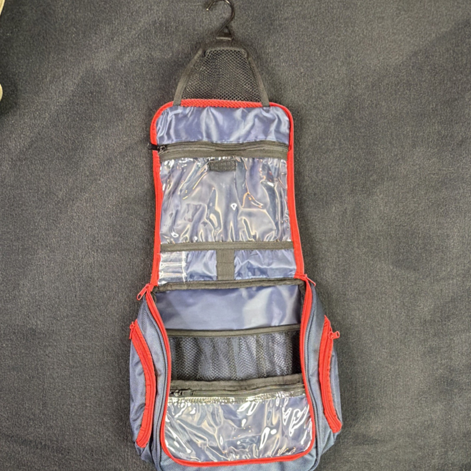 Medical City Healthcare Portable Blue Red First Aid Bag Hanging Organizer