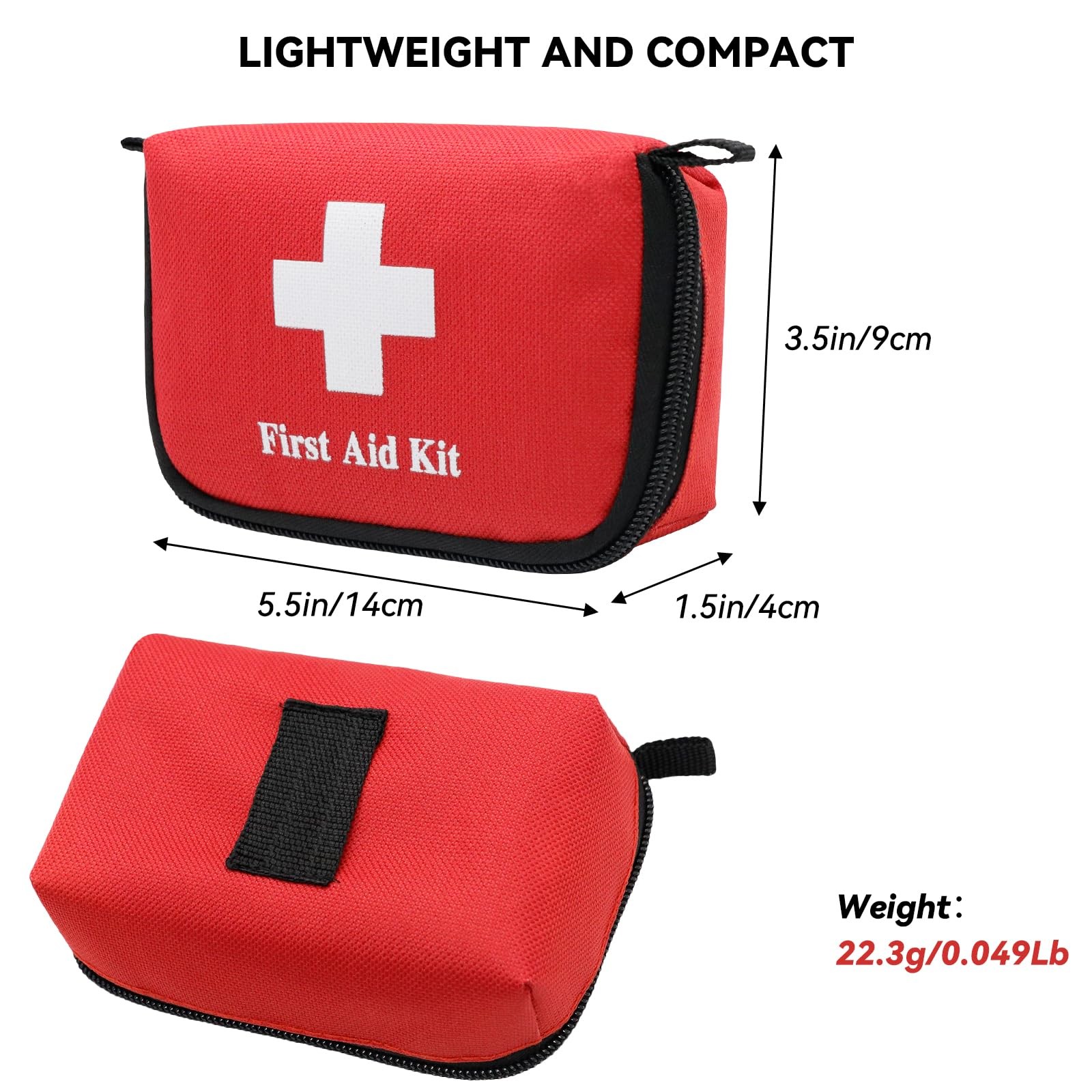 6Pcs Mini Empty First Aid Bag, 5.5×3.5×1.5 inches Small First Aid Kit, Emerge…