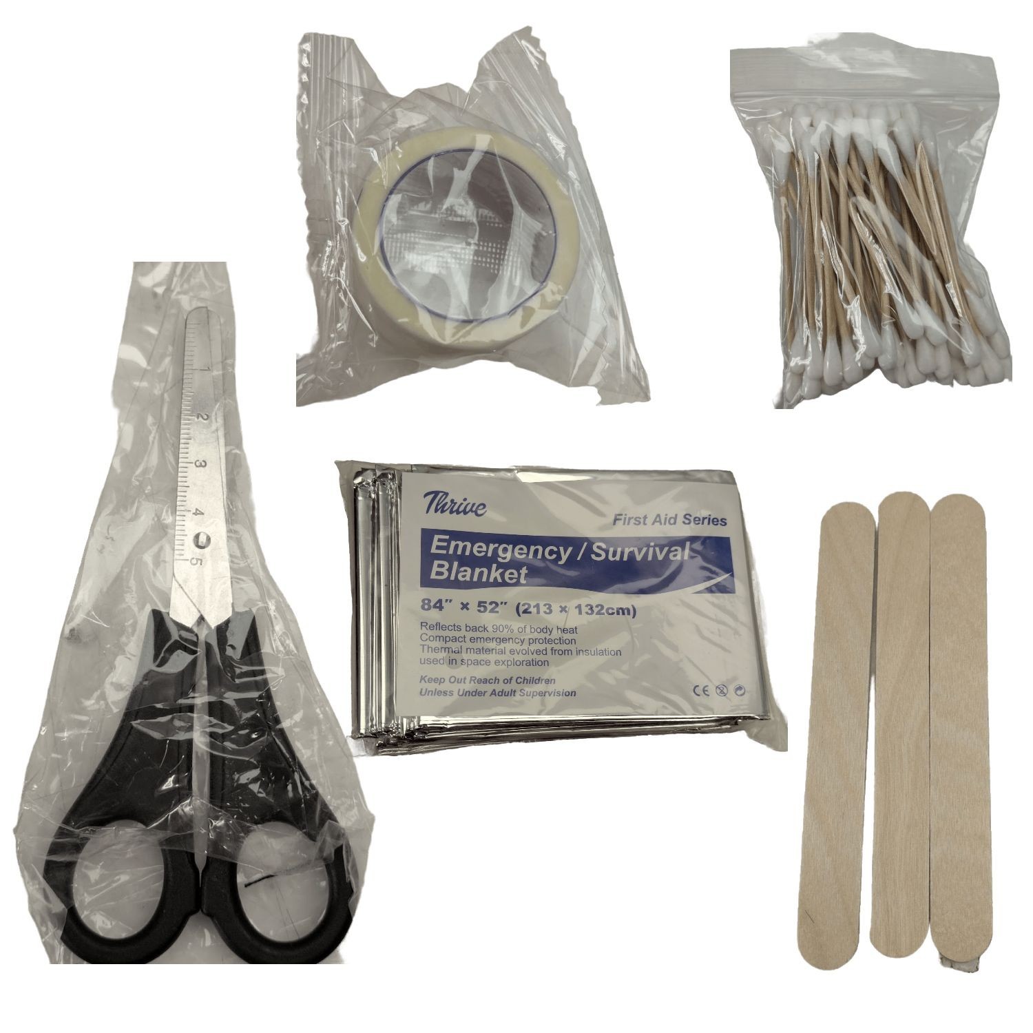 Thrive First Aid Kit Hospital Grade Supplies Emergency & Survival Home Kit Aid